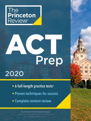 cover image of Princeton Review ACT Prep, 2020